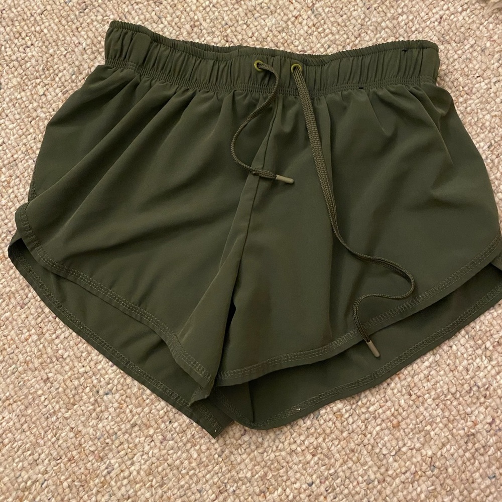 Green shorts